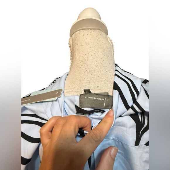 By Anthropologie Short-Sleeve Swing Tunic Mini Dress - Picture 5 of 6